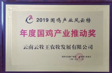 年度国鸡产业推动奖